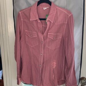 GAP Rose Button-Up Shirt